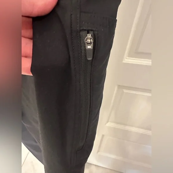 Eddie Bauer Fleece Lined Tech Pants Men’s 36x32 Black Performance Outdoor Gorp